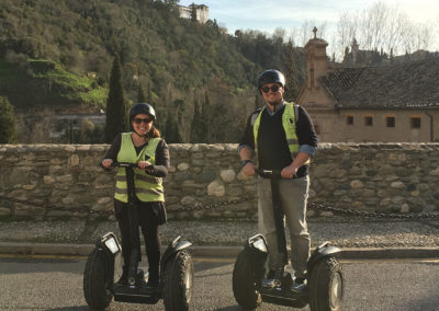 Another memorable segway adventure was sightseeing through Spain. There really is no better way to get around than on a segway!
